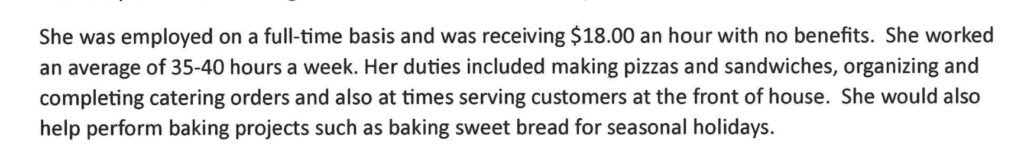 Weak baker employer reference letter with vague duties that do not clearly demonstrate NOC 63202 Baker work experience for Express Entry