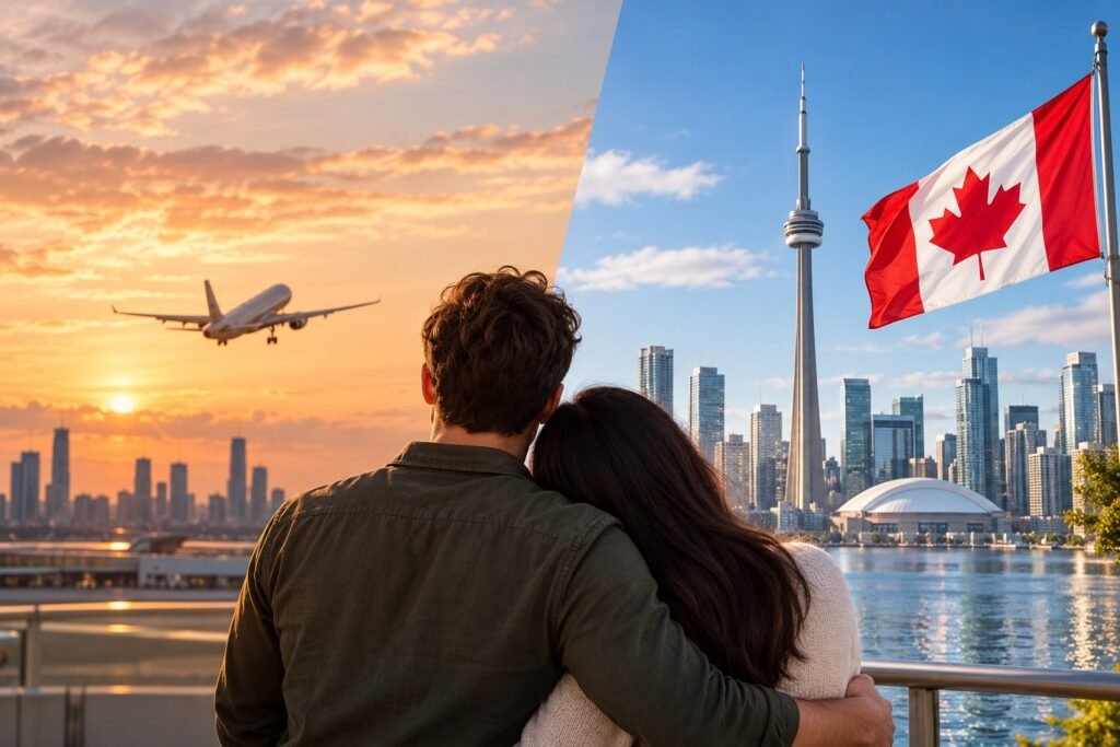 Inland vs outland spousal sponsorship in Canada